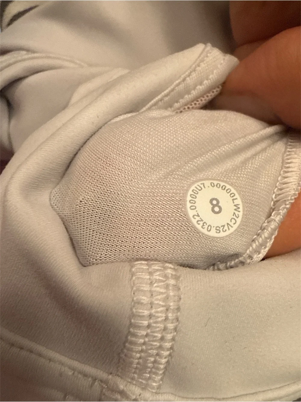 lululemon athletica High-Neck Sports Bra in Light Beige
